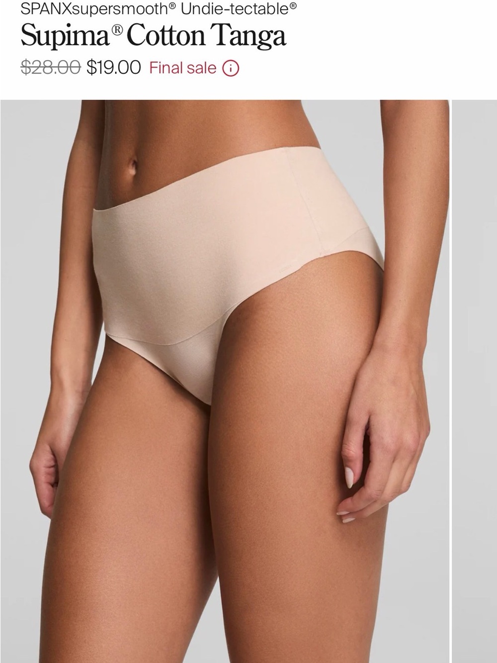 SPANXsupersmooth Undie-Tectable
